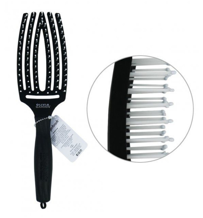 FingerBrush Ionic Medium Curly Hairs MIMOSA