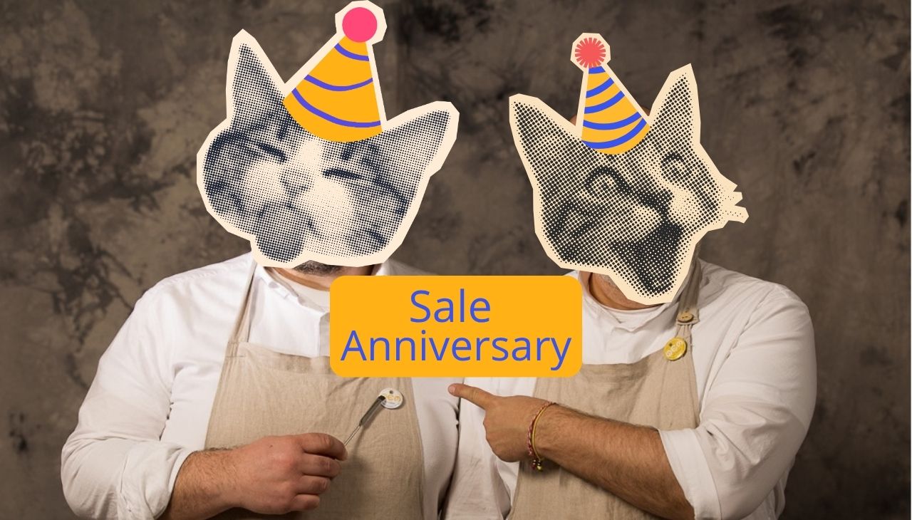 ANNIVERSARY SALE Slide background